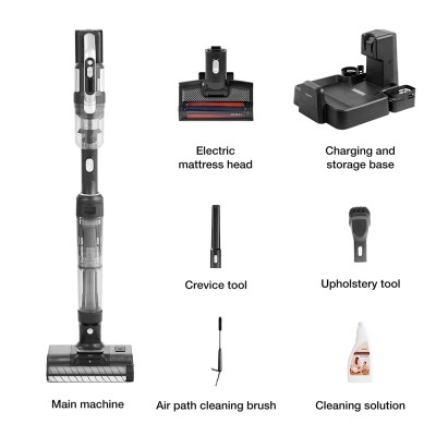 Bezprzewodowy odkurzacz i myjka 4-w-1 JIMMY PW11 Pro, moc ssąca 21KPa, podwójne sprzątanie z dualnymi szczotkami obrotowymi