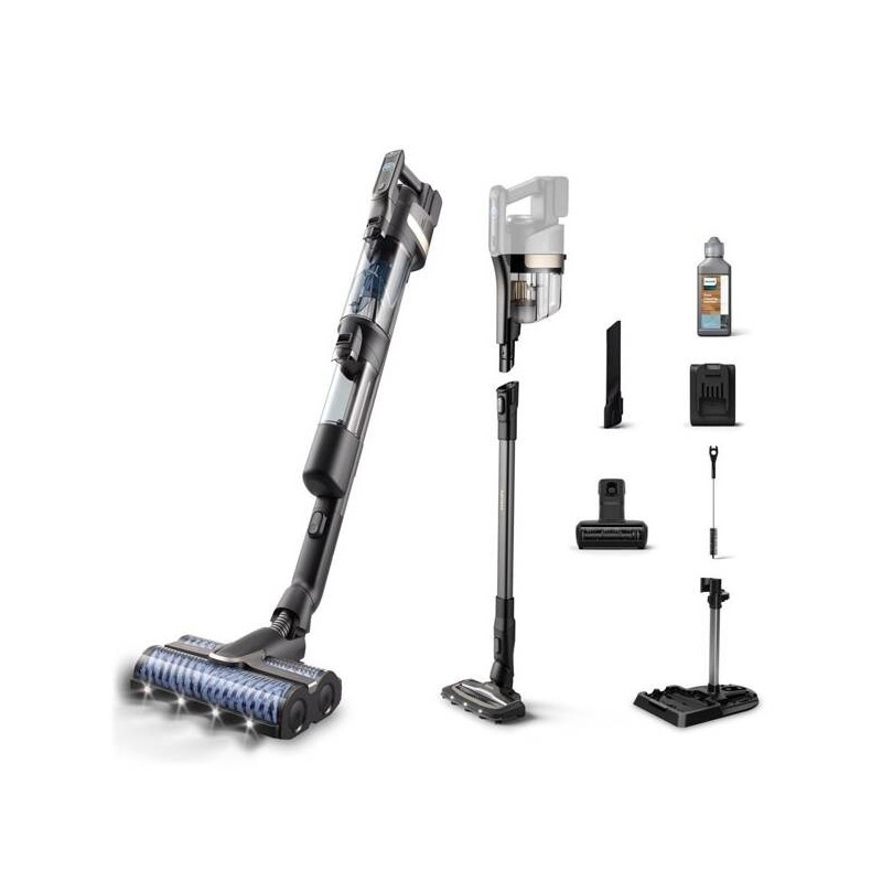 Philips XW9463/11 Odkurzacz bezprzewodowy do suchych i mokrych powierzchni, 3-w-1 tryb czyszczenia - Szary