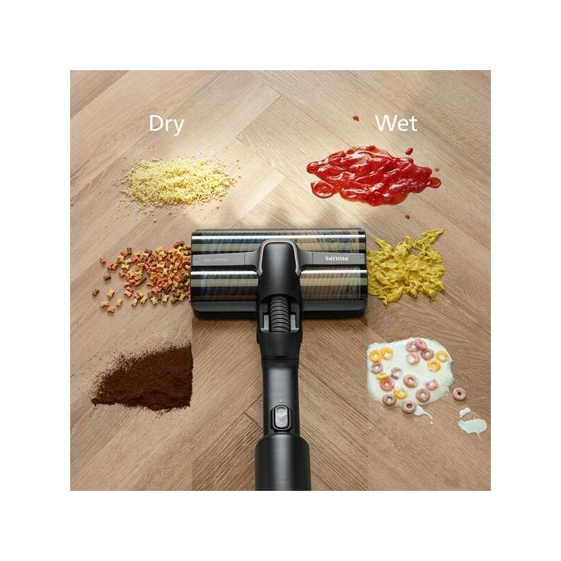 Philips XW9463/11 Odkurzacz bezprzewodowy do suchych i mokrych powierzchni, 3-w-1 tryb czyszczenia - Szary