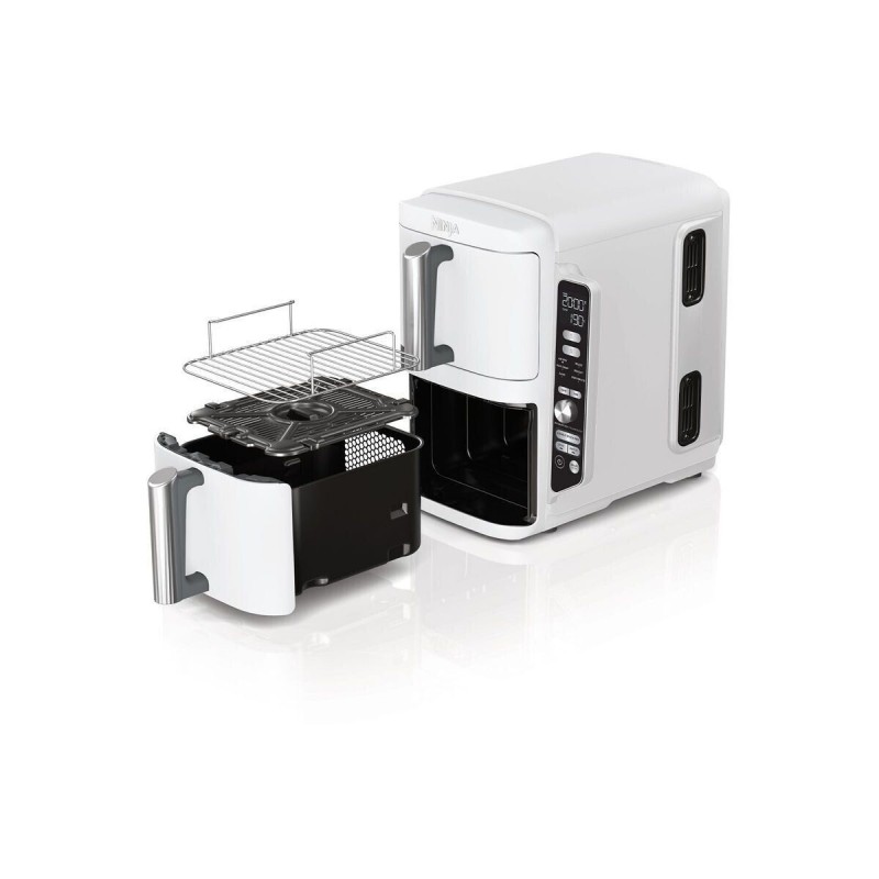 Ninja SL400EUWH 9,5L 2470W Frytkownica beztłuszczowa na gorące powietrze, sześć funkcji gotowania - Biały