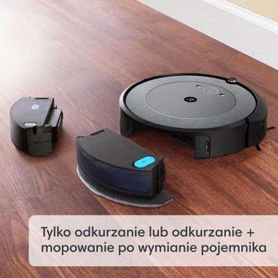 iRobot Roomba Combo i5+ (i557640) Robot odkurzacz z mopowaniem - Czarny
