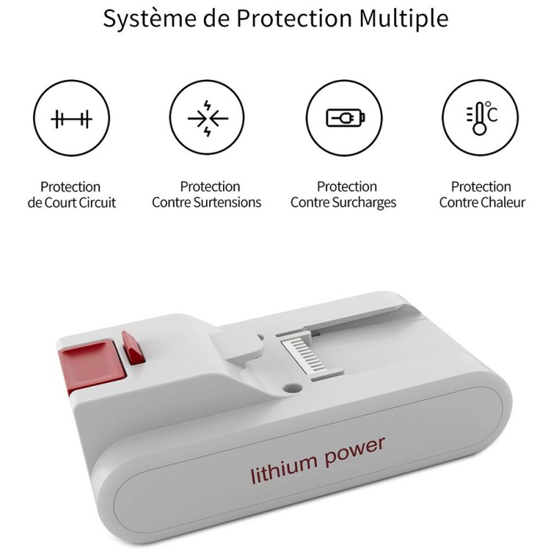 Zapasowy akumulator do odkurzaczy JIMMY JV51, JV53 oraz JV53 Lite