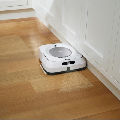 iRobot Braava (M6138) Robot odkurzacz z funkcją mopowania, zbiornik na wodę 0,45L - Biały