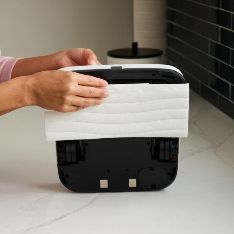 iRobot Braava (M6138) Robot odkurzacz z funkcją mopowania, zbiornik na wodę 0,45L - Biały