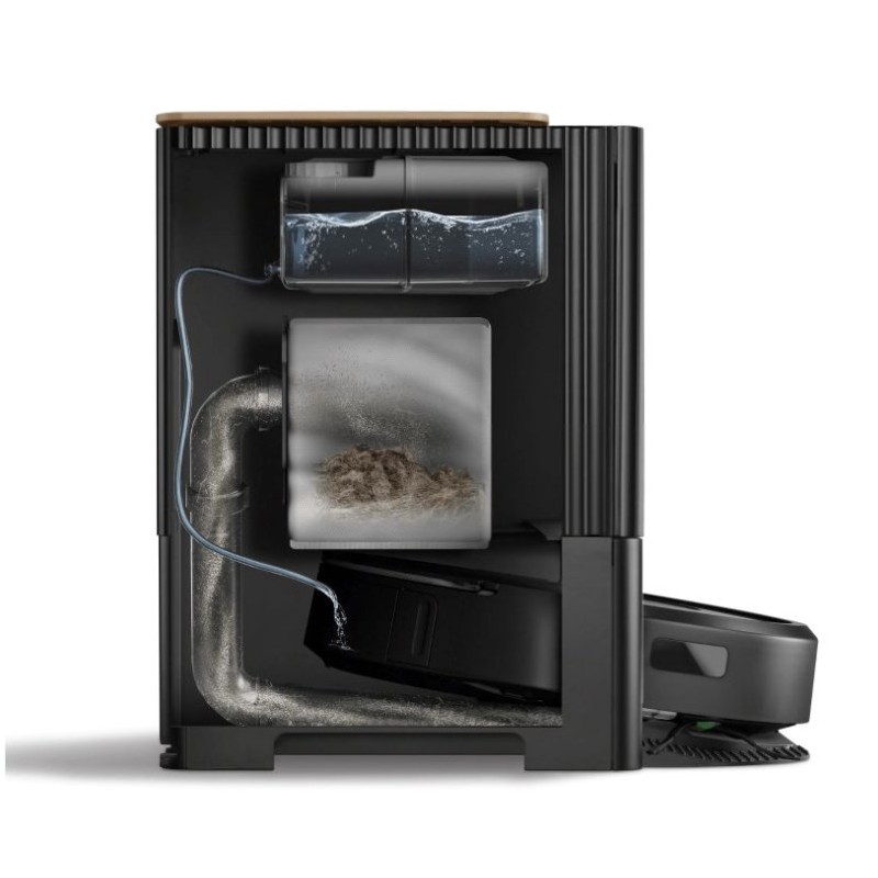 iRobot Roomba Combo j9+ Robot odkurzacz z mopowaniem, 30 dni bezobsługowego czyszczenia - Czarny