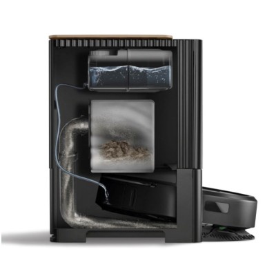 iRobot Roomba Combo j9+ Robot odkurzacz z mopowaniem, 30 dni bezobsługowego czyszczenia - Czarny