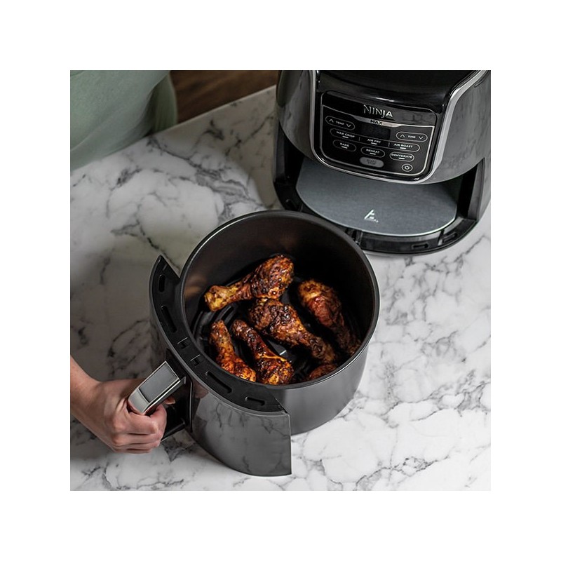 Ninja AF160 5.2L 1750W Frytkownica beztłuszczowa, sześć funkcji gotowania - Czarny