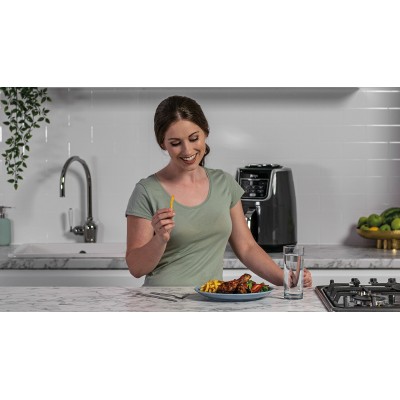 Ninja AF160 5.2L 1750W Frytkownica beztłuszczowa, sześć funkcji gotowania - Czarny