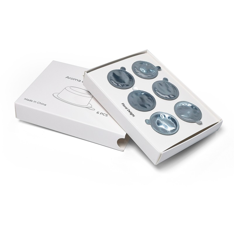 6 kapsułek zapachowych Floral Delight do odkurzacza do łóżek JIGOO T600