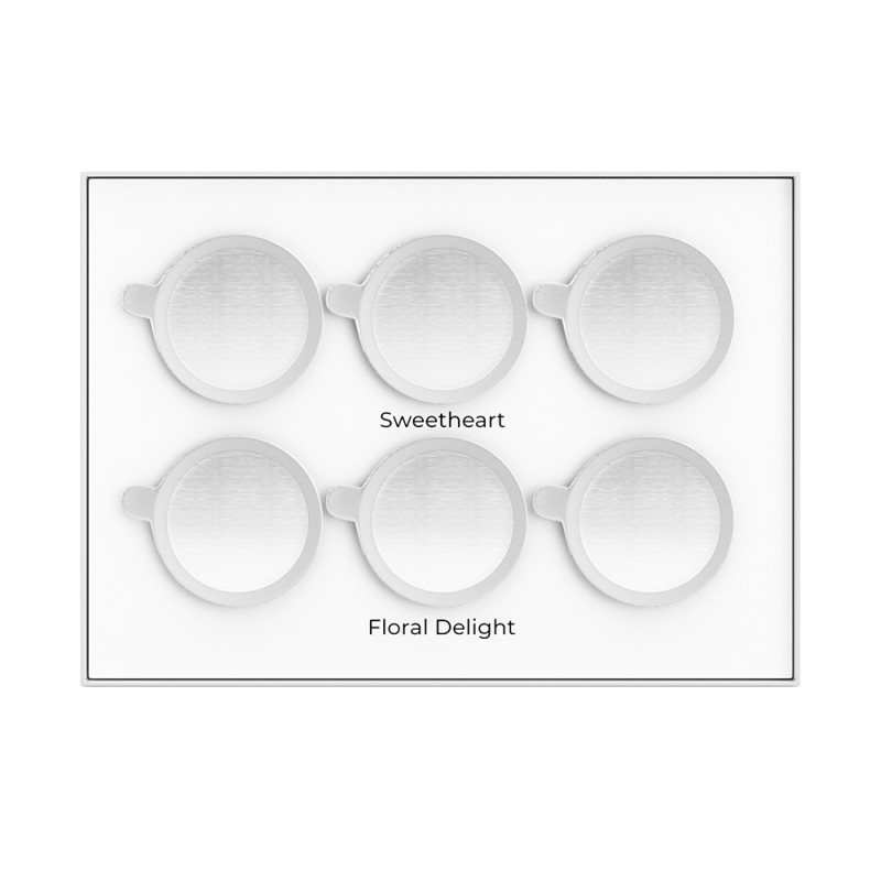 Kapsułki zapachowe do JIGOO T600 (6 szt.) - Floral Delight×3, Sweetheart×3
