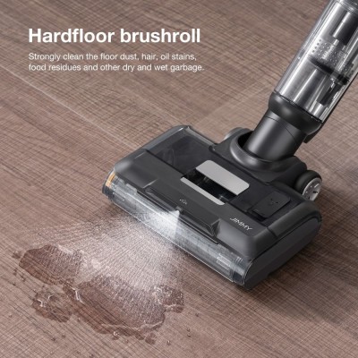 Bezprzewodowy odkurzacz do sprzątania na sucho i mokro JIMMY HW9, samoczyszczący - Czarny