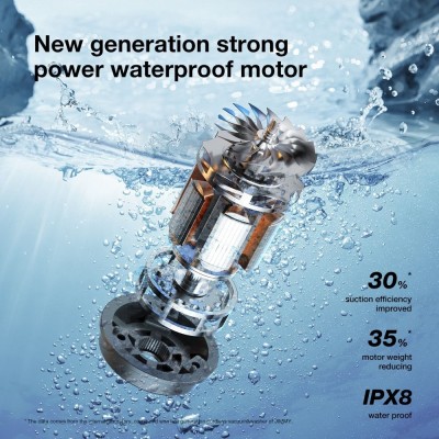 Bezprzewodowy odkurzacz do sprzątania na sucho i mokro JIMMY HW9, samoczyszczący - Czarny