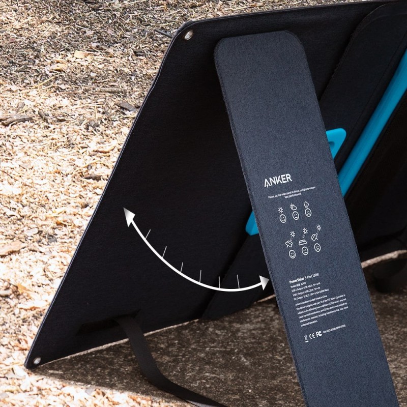 Anker 625 100W Składany panel słoneczny, 23% wysoka sprawność konwersji