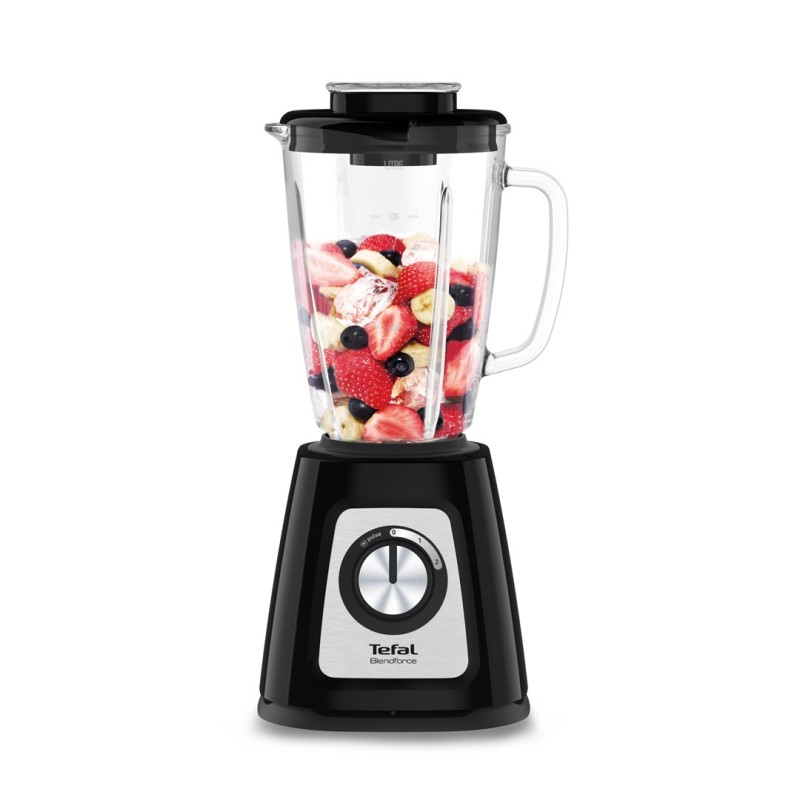 Tefal BlendForce II BL4358 800W 1,25L Blender stojący z technologią powelix - Czarny
