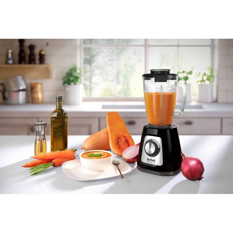 Tefal BlendForce II BL4358 800W 1,25L Blender stojący z technologią powelix - Czarny