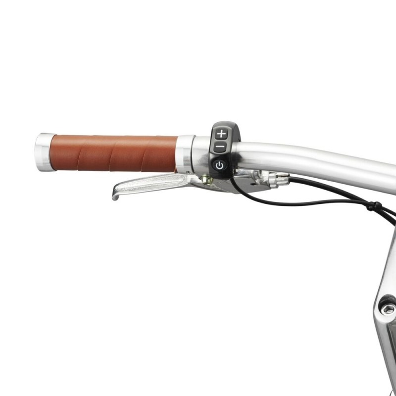 FORIDE C1 54 cm M Step Through klasyczny miejski rower elektryczny, silnik 250W – Czarny Połysk