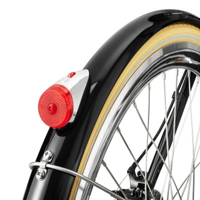 FORIDE C1 54 cm M Step Through klasyczny miejski rower elektryczny, silnik 250W – Czarny Połysk