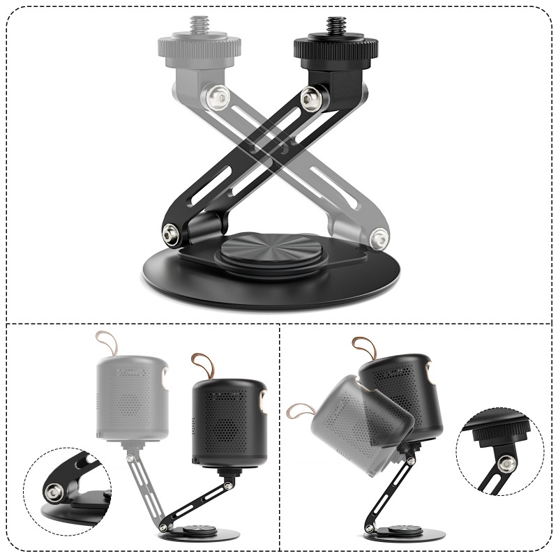 Uchwyt biurkowy obrotowy 360° do projektora ETOE Dolphin