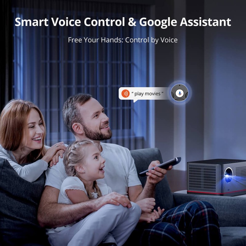 Projektor ETOE Whale Pro, Rozdzielczość 1920*1080, 1500 ANSI Lumenów - Czarny