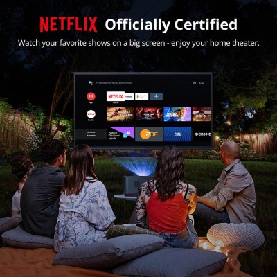 Projektor ETOE Whale Pro, Rozdzielczość 1920*1080, 1500 ANSI Lumenów - Czarny