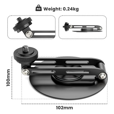 Projektor ETOE Dolphin DLP z 1 sztuką uchwyt biurkowy obrotowy 360°