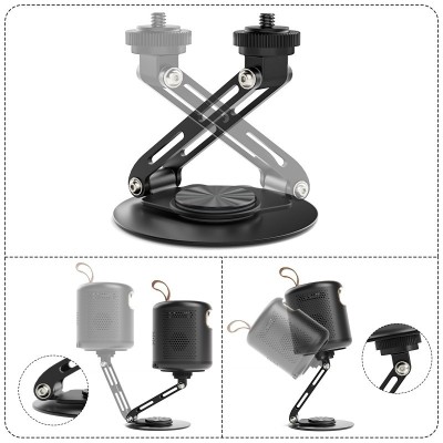 Projektor ETOE Dolphin DLP z 1 sztuką uchwyt biurkowy obrotowy 360°