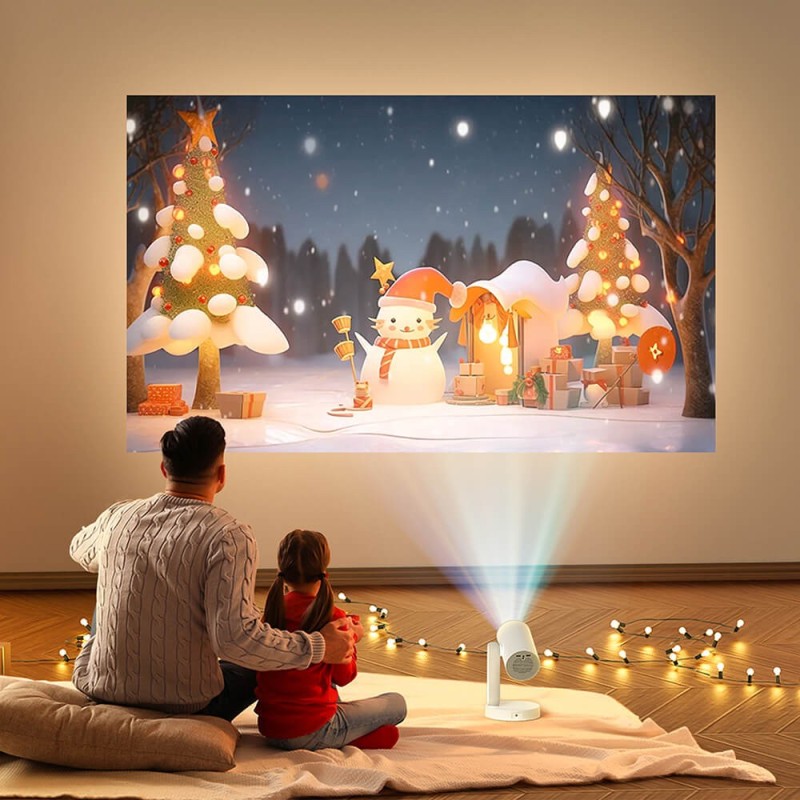 Projektor ETOE Starfish LCD z 1 sztuką 50-calowego regulacja w górę i w dół ekranu projekcyjnego ETOE