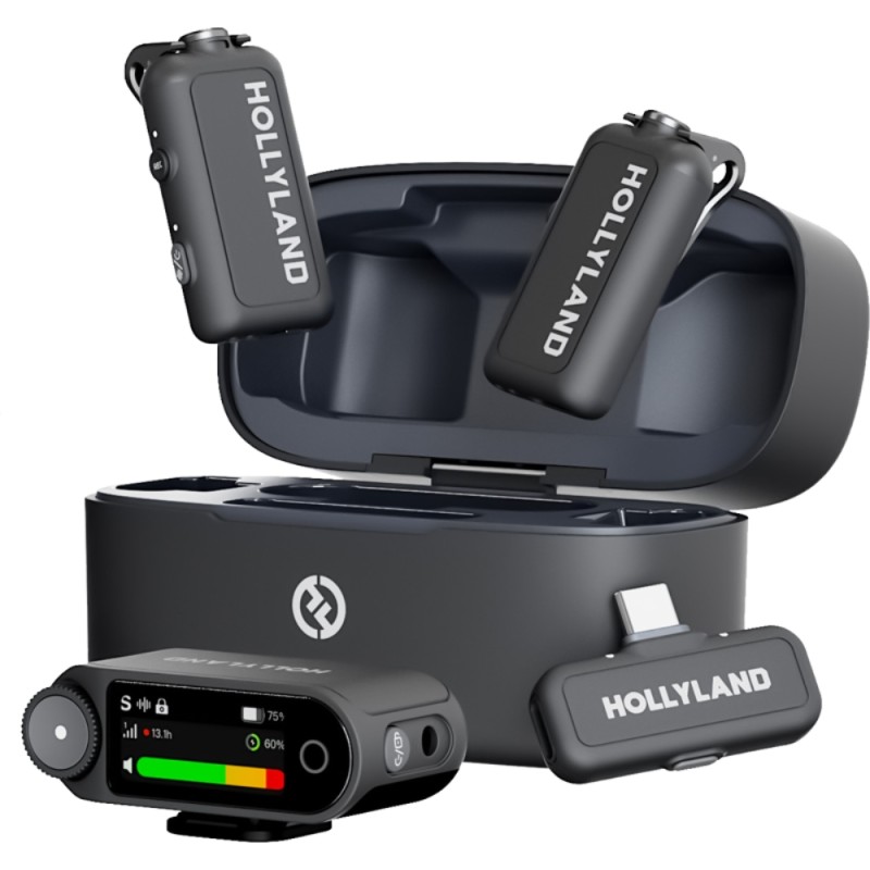 Hollyland LARK MAX 2 Combo, bezprzewodowy mikrofon