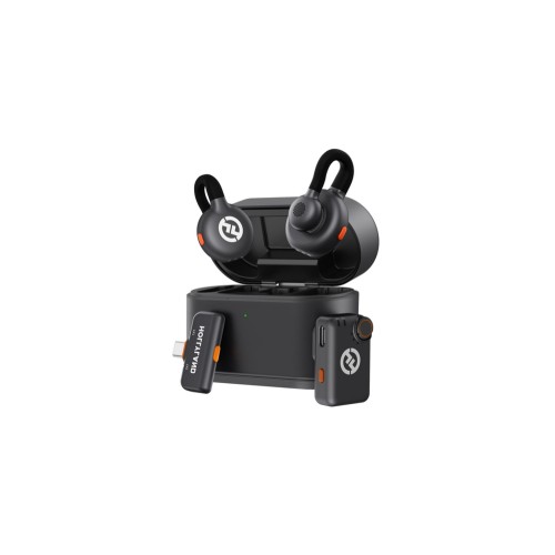 Hollyland LARK M2S Mini Combo Bezprzewodowy mikrofon krawatowy (Szary Kosmos) - Wersja angielska 2