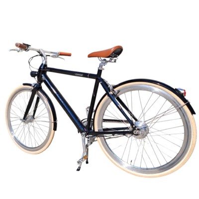FORIDE V1 54 cm M Klasyczny miejski rower elektryczny, silnik 250 W, bateria Samsung 36V 10,5 Ah – Błyszczącej czerni.