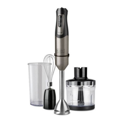 Black+Decker BXHBA1200E 1200W Blender ręczny, 20-prędkościowa regulacja - Czarny