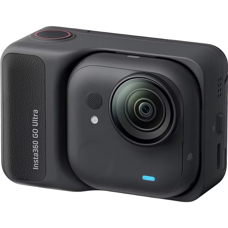 Insta360 GO Ultra kamera sportowa Standard Bundle, układ AI 5 nm do wideo 4K60fps, czujniki 1/1,28″ - Czarny