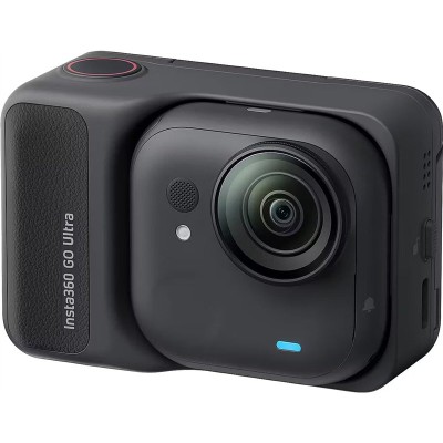 Insta360 GO Ultra kamera sportowa Standard Bundle, układ AI 5 nm do wideo 4K60fps, czujniki 1/1,28″ - Czarny