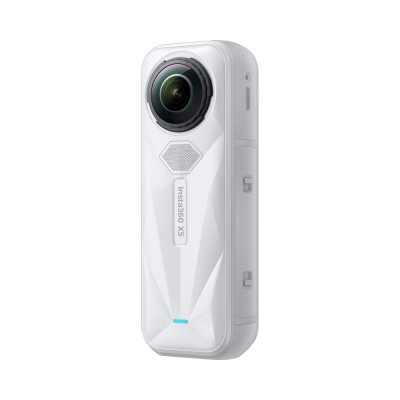 Insta360 X5 kamera sportowa Satin White Limited Edition, wideo 8K 360°, czujniki 1/1,28″