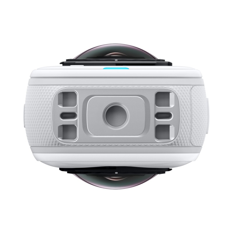 Insta360 X5 kamera sportowa Satin White Limited Edition, wideo 8K 360°, czujniki 1/1,28″