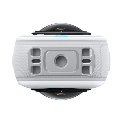 Insta360 X5 kamera sportowa Satin White Limited Edition, wideo 8K 360°, czujniki 1/1,28″