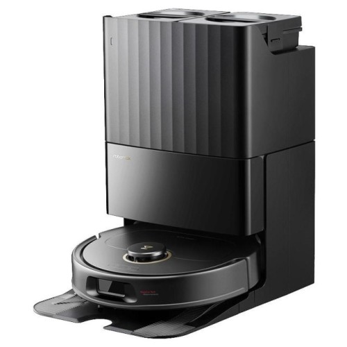 Roborock Qrevo 5AE Robot sprzątający, Moc ssania 12000 Pa, Podwójny system zapobiegający plątaniu włosów – Czarny