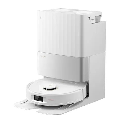 Roborock Qrevo 5AE Robot sprzątający, Moc ssania 12000 Pa, Podwójny system zapobiegający plątaniu włosów – Biały