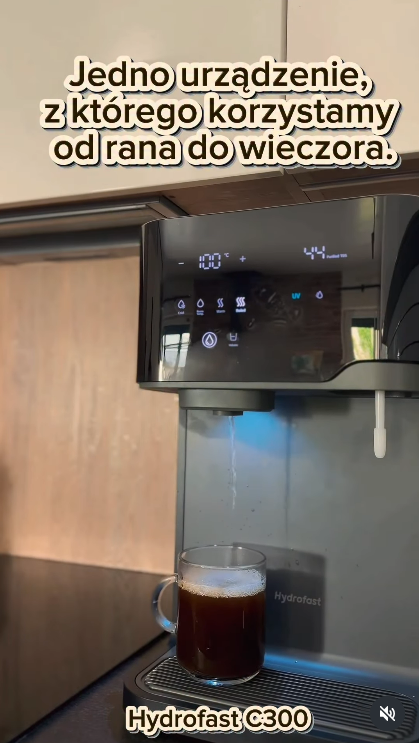 Hydrofast C300 – oczyszczona, zimna, gorąca i gazowana woda