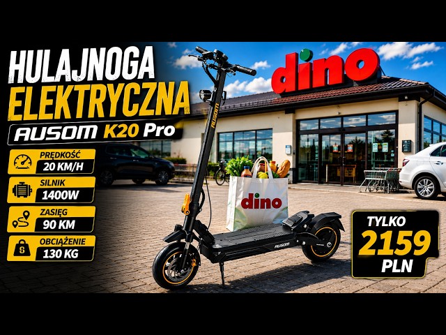  Ausom K20 Pro Hulajnoga Elektryczna na Górskie zakupy