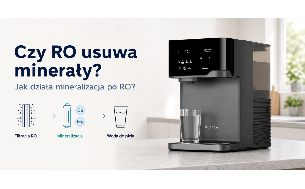 Czy filtr RO usuwa minerały z wody? Jak działa mineralizacja?